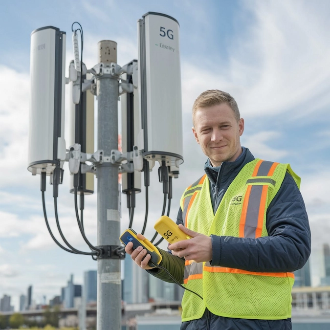 5G cell tower network testing