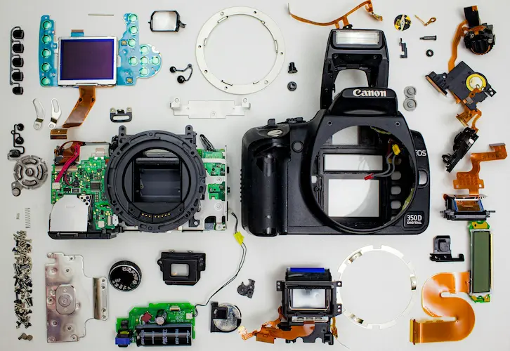 canon dslr camera hardware parts